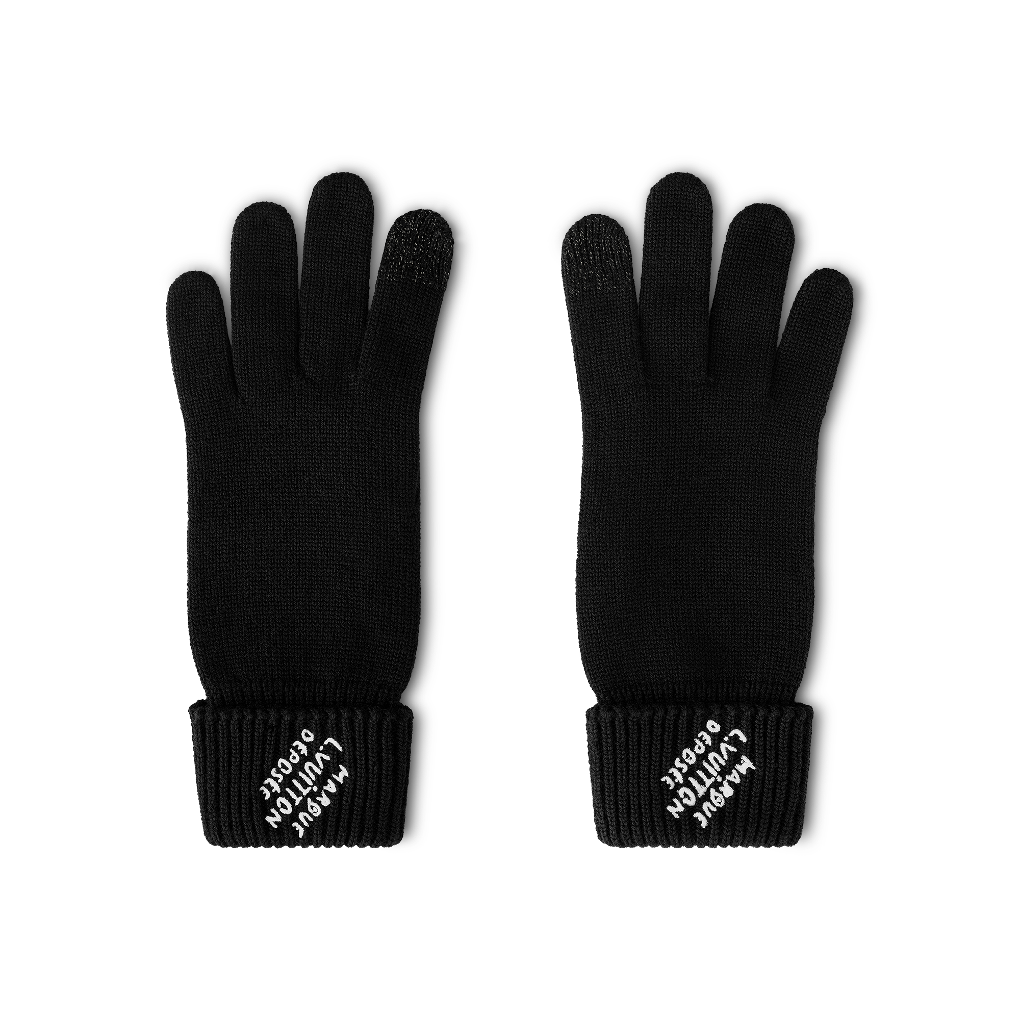 LOUIS VUITTON 手袋 グローブ LV デュアル LV Dual Damier Heritage Gloves - Luxury S00 Black | LOUIS VUITTON